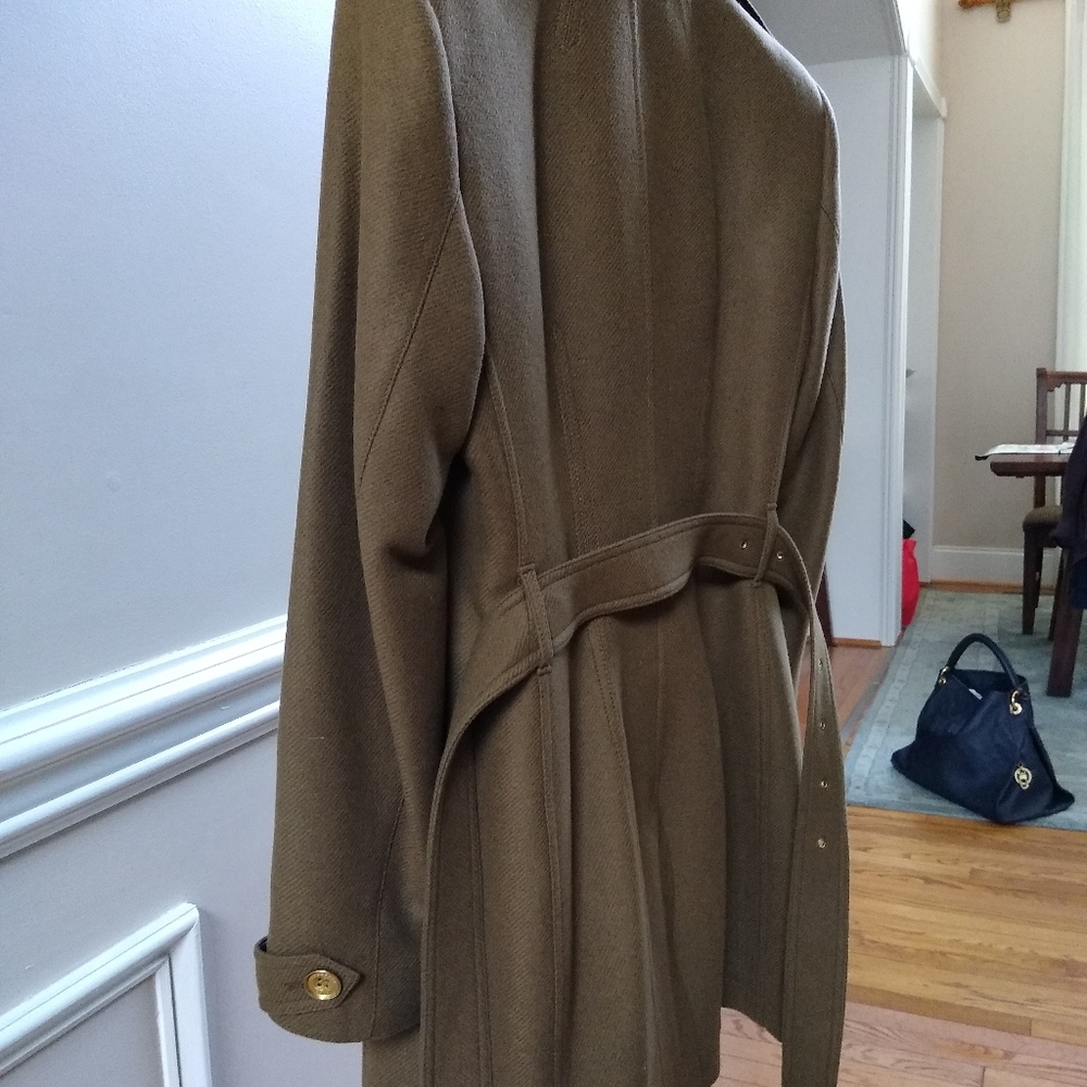 NWT BURBERRY WOOL CASHMERE BLEND COAT UK12 US 10 - Picture 13 of 14